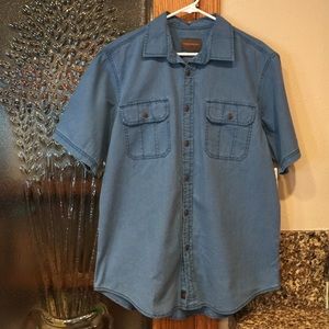 Northwest Territory Collard Button Down Top